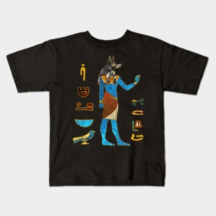 Egyptian Anubis Ornament Kids T-Shirt